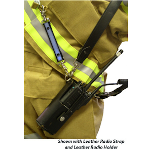 Boston Leather Grand Slam Combo: Reflective Radio Strap, Radio Holder,  Anti-Sway Strap, Flashlight Holder and (2) Mic Cord Stabilizers
