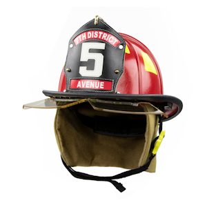 Cairns 1044 TheFireStore NFPA, OSHA Helmet, | Red