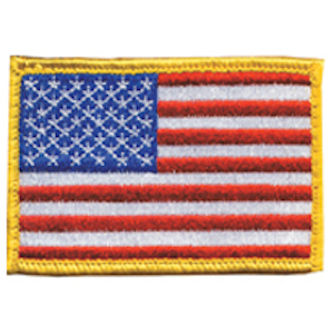 Blackhawk American Flag Patch with Velcro, Red/White/Blue