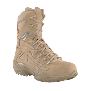 Hej bånd Gavmild Reebok 8" Rapid Response Boot with Side Zipper and Composite Safety Toe,  Desert Tan | theEMSstore