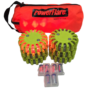 PowerFlare 6-pack Rechargeable System - Flares & Batons