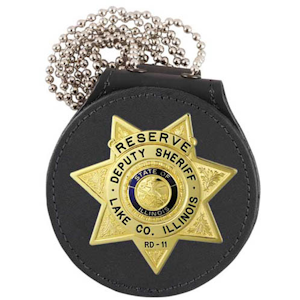 Strong Double-Recessed Badge Holders - Belt Clip and Neck Chain